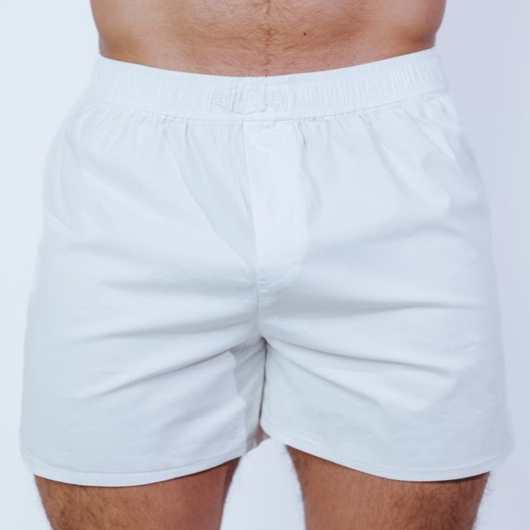 ALMANZAR White Boxer - Almanzar Apparel